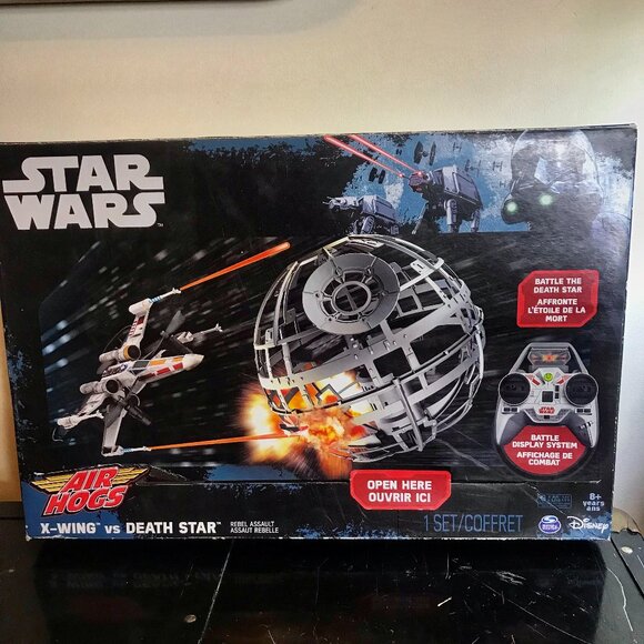 Star Wars Air Hogs X-Wing Vs Death Star Game Toy Disney New Sealed - Picture 1 of 6